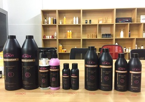 Pelurus Rambut Keratin Brasil, Perawatan Perbaikan Produk Perawatan 3 Hingga 5 Bulan Efek Baik 1 Liter 33.8Oz Nano Keratin Kit Penuh