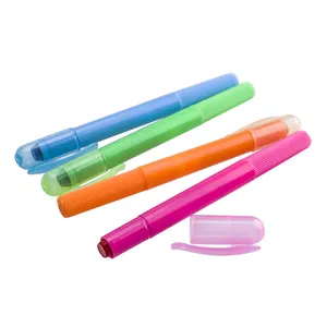 促销彩虹多色固体凝胶荧光笔