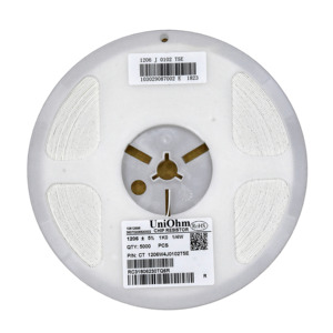 Chất lượng cao 1206 1k0 5% điện trở SMD 1206w4j0102t5e - Product Image 1
