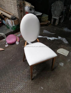 Haute moderne argent doré blanc réception velours hall mariée et le marié en turquie acrylique rose bois chiavari chaises de mariage - Product Image 5