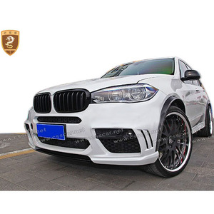 Meilleur <span class=keywords><strong>prix</strong></span> kit de carrosserie pour <span class=keywords><strong>bmw</strong></span> x5 f15 2015-2016 hm design en fiber de verre pare-chocs automatique - Product Image 1