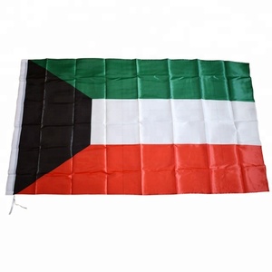 Custom 3x5ft Hot Sales 100% Polyester National <strong>Kuwait</strong> Flag - Product Image 2
