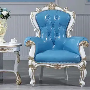 OE-FASHION new classic wood carved baroque throne style armchair