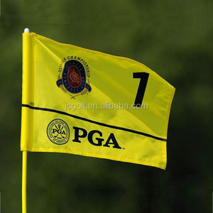 51x36cm customized plastic tube golf flag