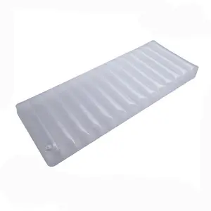 Colchón de agua inflable transparente de PVC de alta calidad