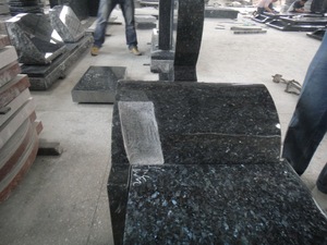 गर्म बिक्री नीले मोती ग्रेनाइट उद्यान बेंच - Product Image 5