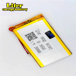 Plug1.25 <span class=keywords><strong>2</strong></span> line 3.7 V 385585 405585 3.7 v 2800 mah li-polymer rechargeable battery - Product Image 1