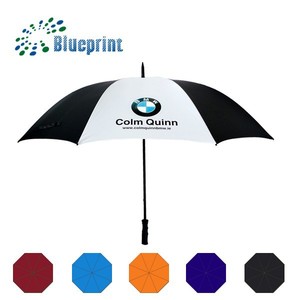 tela de un solo <span class=keywords><strong>promo</strong></span> al aire libre de marca paraguas de golf personalizado de la mano abierta - Product Image 1