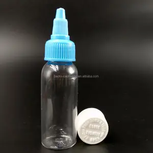 Goedkope 30 60 120 Ml Pet Plastic Tattoo Inktfles Lege Squeeze Twist Top Cap Haar Oliën Applicator Flessen Met Mondstuk