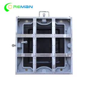 slim light weight easy installation aluminium empty led cabinet 576X576mm P3 P6 for video led wall panel