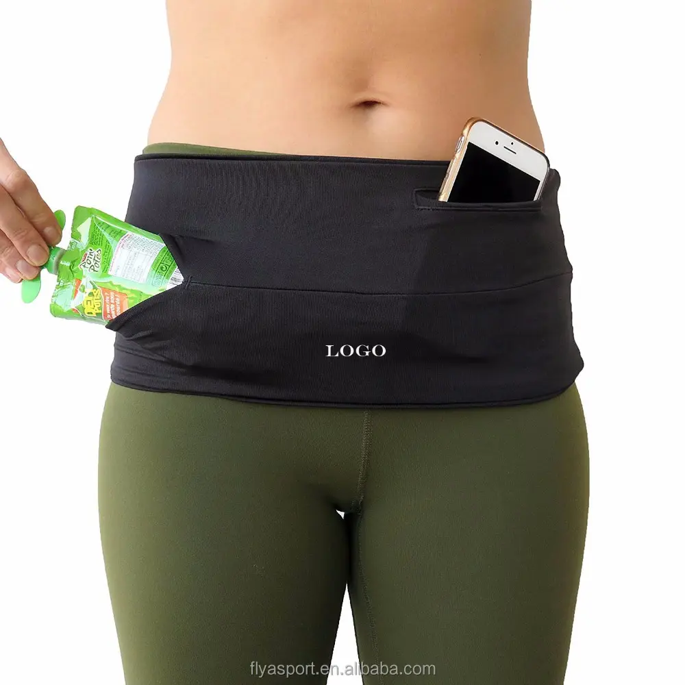 Unisex running belt waist bag larger capacity fitness outdoor unner hydration waist pack for yoga daily work hiking