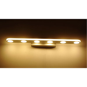 <span class=keywords><strong>Miroir</strong></span> de salle de bain mural avec éclairage <span class=keywords><strong>LED</strong></span> IP44, éclairage blanc chaud pour toilettes et lavabo - Product Image 2