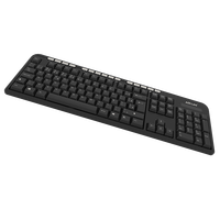 Clavier sans fil BX2030 2,4 GHz avec 12 touches de raccourci + souris optique sans fil 3D 1200 DPI, combo de jeu avec récepteur USB