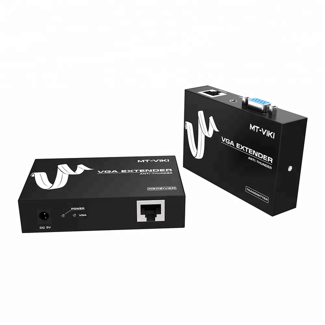 MT-ViKI MT-100T 100m Audio and Video Rx Tx Rj45 Extender Vga Over Cat5E Lan Cable