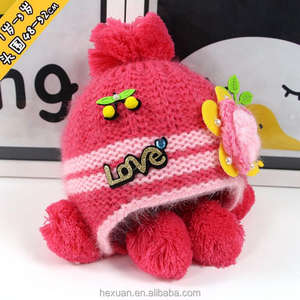 Chapeau tricoté unisexe, chapeau singe bébé, vente en gros - Product Image 4