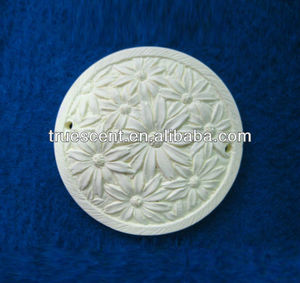 Ronde- en céramique en forme de parfum aromatique diffuseur avec divers pierre de plâtre spécial- modèles conçus - Product Image 1