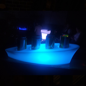 Plateau à glace à LED Bar Meubles Décoration Bacs à boissons <span class=keywords><strong>pour</strong></span> Club & Restaurant Plateau de service amusant <span class=keywords><strong>pour</strong></span> servir de la bière - Product Image 3