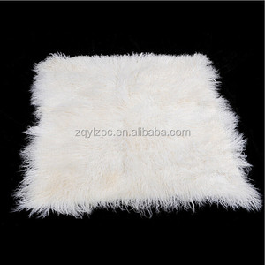 Lunghi capelli Ricci mongolia pelliccia delle pecore tappeto/tibetano capra pelliccia coperta di pelliccia di pecora piatto - Product Image 6