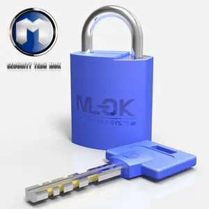 MOK W203 높은 보안 자물쇠 플라스틱 씰 트라이 서클 황동 관리 자물쇠