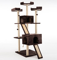 Arbre à chat de luxe avec grattoir, nouvelle collection de grand fabricant, tour à chat, chaton, meuble à étages