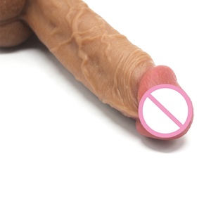 8 inci silikon nyata Penis besar mainan seks Dildo dewasa cangkir hisap kuat membuat tangan Anda bebas cinta sihir/ODM satu tahun 0.379kg