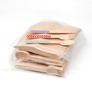 Noël Nouveauté Jetable <span class=keywords><strong>En</strong></span> <span class=keywords><strong>Bois</strong></span> Bambou Couverts Et <span class=keywords><strong>Bois</strong></span> Cuillère Couteau Fourchette 100% Compostable - Product Image 1