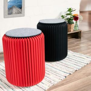 环保产品折叠牛皮凳，纸凳折叠椅带磁铁 - Product Image 6