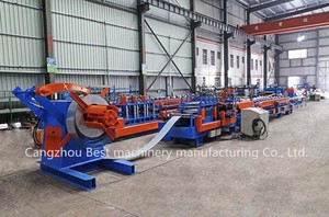C Z Purlin Ceramic <strong>Tile</strong> Making <strong>Machine</strong> Steel Profile Roll Forming <strong>Machine</strong> - Product Image 6