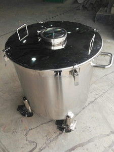 Serbatoio di stoccaggio industriale barile di <span class=keywords><strong>vino</strong></span> mobile in acciaio inossidabile da 200 litri - Product Image 3