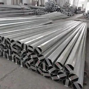 Linhas de energia galvanizadas aço tubular vara elétrica