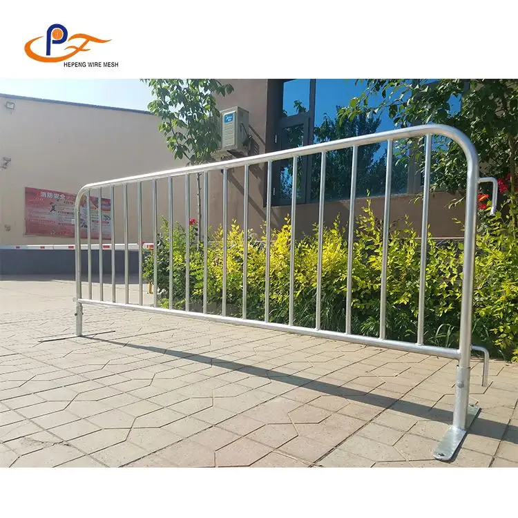 Galvanized Road Safety Buy White French Crowd Control Barrier
