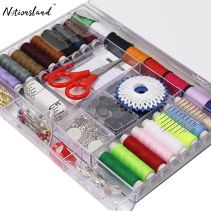 <span class=keywords><strong>Kit</strong></span> <span class=keywords><strong>de</strong></span> <span class=keywords><strong>Costura</strong></span> <span class=keywords><strong>Profesional</strong></span> Completo, Todo en Uno, <span class=keywords><strong>de</strong></span> Plástico, para Viajes y Hoteles, con Dedal, Tijeras e Hilo - Product Image 2