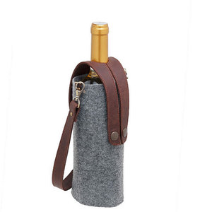 <span class=keywords><strong>Bolsa</strong></span> de <span class=keywords><strong>botella</strong></span> de vino tinto personalizada de viaje portátil de Navidad <span class=keywords><strong>bolsa</strong></span> de regalo de <span class=keywords><strong>botella</strong></span> de vino de fieltro - Product Image 4