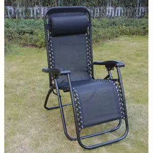 Outdoor Adjustable Leisure 0 Gravity Lawn Chair Folding Outdoor Recliner Chair