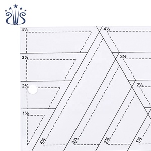 Herramientas manuales multifuncionales de alta calidad para coser, <span class=keywords><strong>regla</strong></span> acrílica trapezoidal DIY - Product Image 4