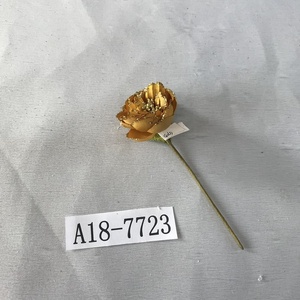 <span class=keywords><strong>Mini</strong></span> rose artificielle pailletée, <span class=keywords><strong>tige</strong></span> unique, 1 pièce - Product Image 5