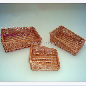 Handmade del commercio all'ingrosso di alta qualità di vimini cesto di verdura <span class=keywords><strong>disegno</strong></span> decorativo - Product Image 2