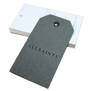 series cardboard print hang tags label for clothing accessories