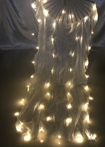 Bestdance danza del ventre <span class=keywords><strong>LED</strong></span> Fan veli Fan del Festival veli con <span class=keywords><strong>luci</strong></span> a <span class=keywords><strong>LED</strong></span> OEM - Product Image 4