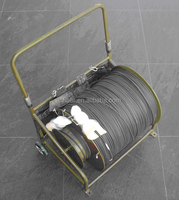 Tambor de cable de fibra de ambiente duro de fibra retráctil motorizado/carro de carrete/carrete 1500m/1000m