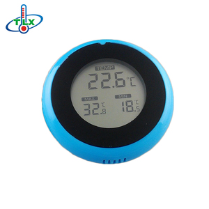 Petite taille ronde numérique chambre thermomètre hygromètre max min thermomètre - Product Image 5
