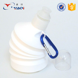 Vente en gros Sports Gym voyage Bouteilles d'eau pliables en silicone pliables avec <span class=keywords><strong>pailles</strong></span> et horodatage - Product Image 6