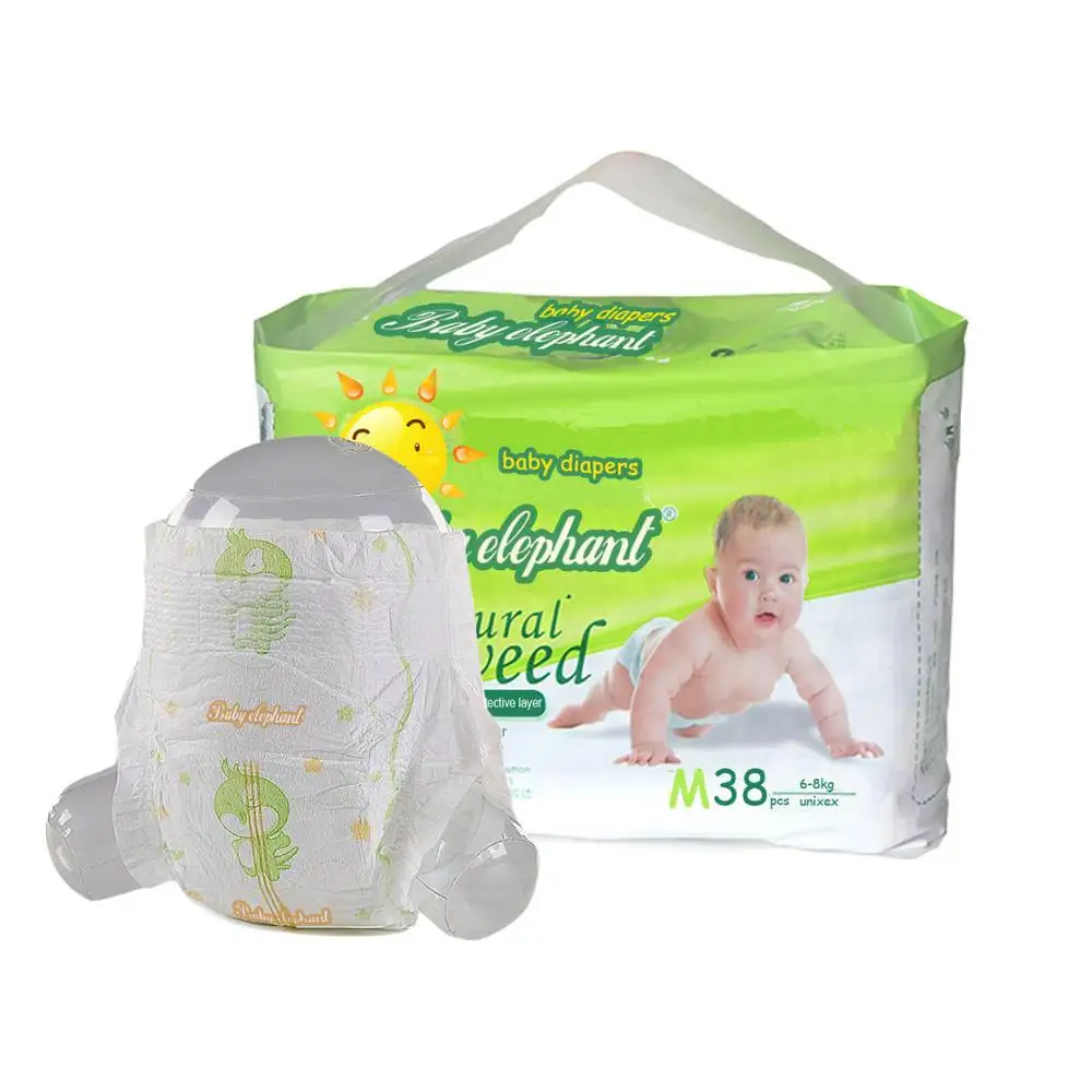 Cute soft breathable wholesale baby nappies pamper best price adjustable sleepy baby diaper