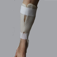 Attelle orthopédique rigide en thermoplastique pour le genou, la cheville et le pied, orthèse fixe