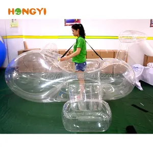 नई डिजाइन पारदर्शी inflatable विमान/inflatable हवाई पोत/inflatable पनडुब्बी