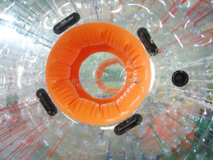 Vendita calda Unisex PVC gonfiabile imbracatura Zorb palla all'aperto per adulti rullo per erba che cammina elegante giocattolo gonfiabile - Product Image 3