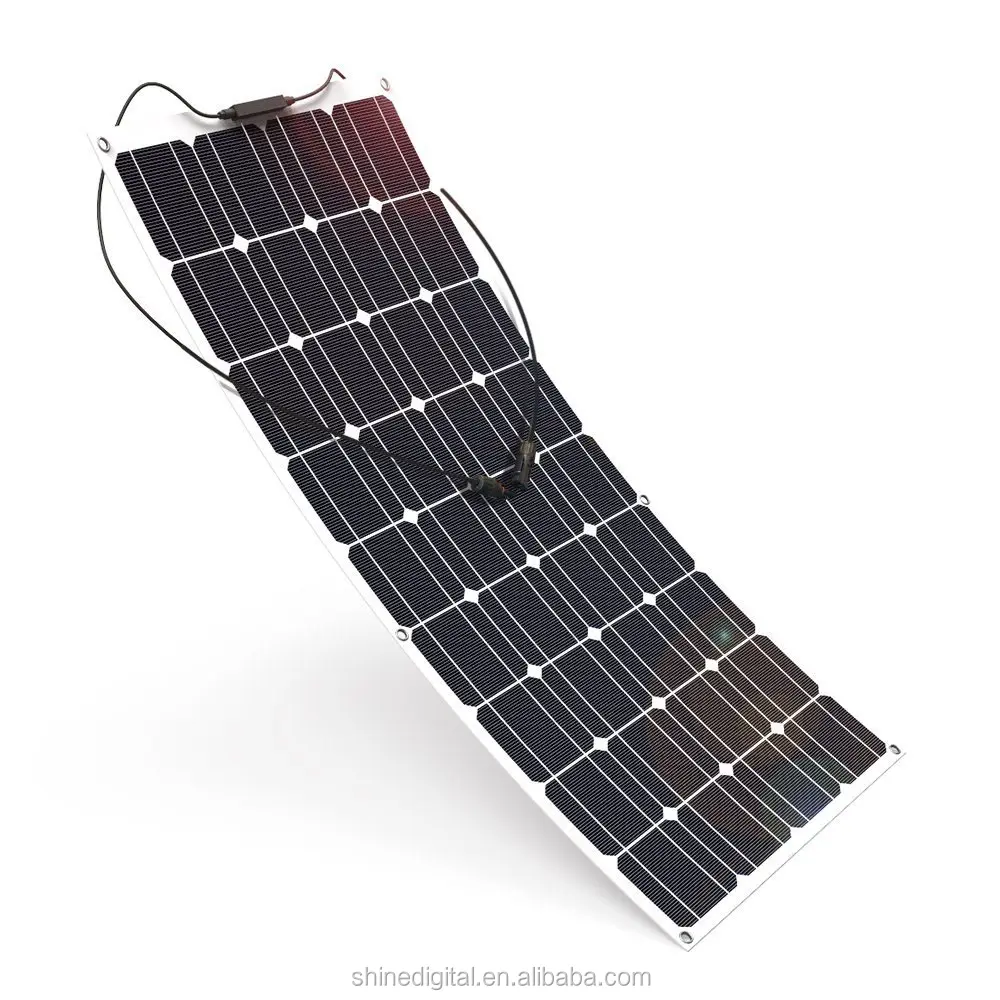 Mono Portable Flexible Solar Panel 20 Wp 30ワット40ワット50ワット60Watt 90wp 100ワット120 Watt 130 W 150 wp 180Wp 200W