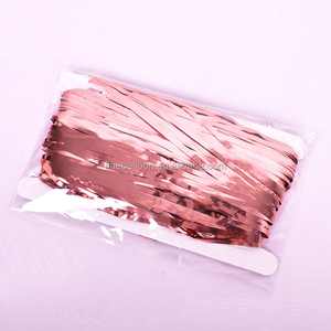<span class=keywords><strong>Rideau</strong></span> <span class=keywords><strong>à</strong></span> <span class=keywords><strong>franges</strong></span> en feuille d'aluminium or Rose, décoratif de fond de fête, pour mariage - Product Image 2