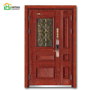 Porta di Sicurezza Esterna in Acciaio <span class=keywords><strong>Doppia</strong></span> Ignifuga Commerciale in Metallo Singola e Mezza Porta - Product Image 2