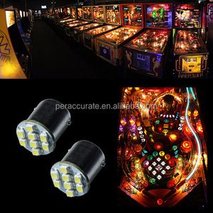 หลอดไฟ LED แบบไม่กะพริบ PA 8 3528 SMD Ba15s/BaU15s สำหรับเครื่องพินบอล 6V/12V/24V AC/DC ควบคุมกระแสไฟ - Product Image 5